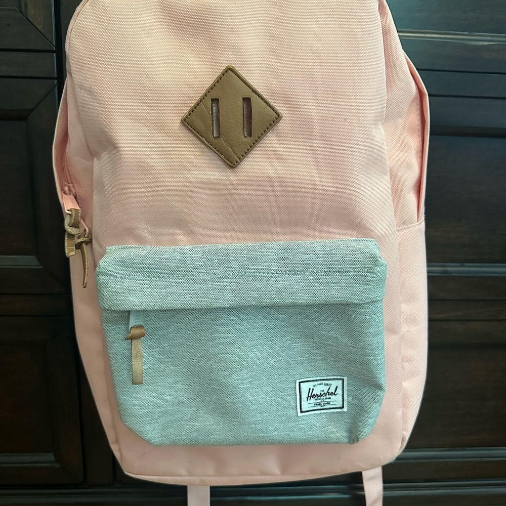 Herschel Supply Company Pink and Gray Backpack